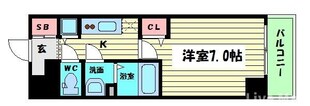 プレサンス堺筋本町駅前シェルの物件間取画像